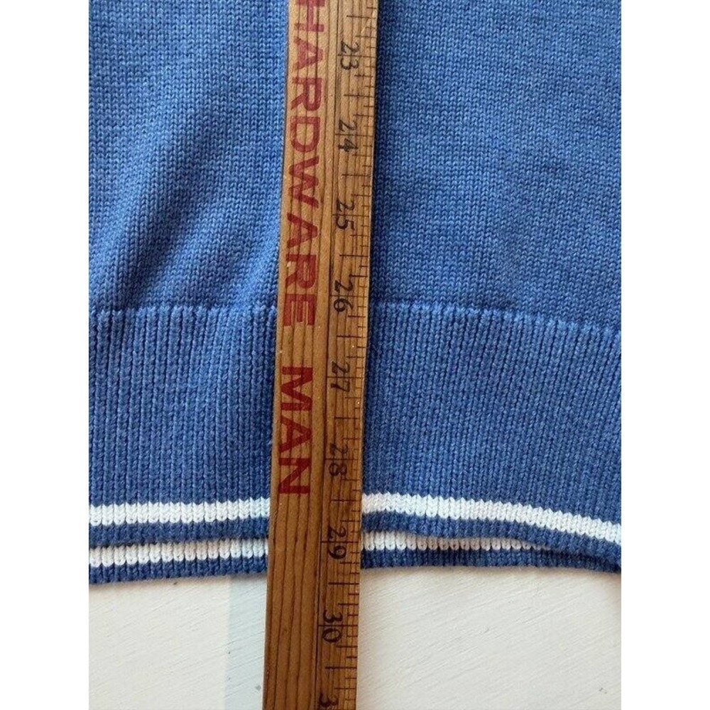 Brooks Brothers Supima Collection Mens Light Blue Sweater Sailboat New XXL - Picture 12 of 13